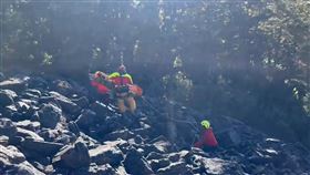 陳伯均,法官，直升機,遺體吊掛,台中 (圖/台中市消防局提供)