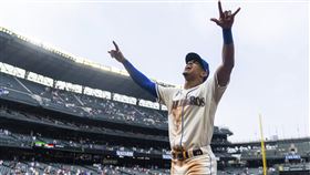 ▲羅德里奎茲（Julio Rodriguez）在大聯盟生涯首季達成25轟25盜。（圖／美聯社／達志影像）