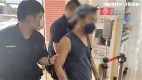 北市賴男酒後隨機毆打接送小孩的郭女遭逮。（圖／翻攝畫面）