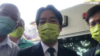 賴清德新北站台　遇民眾身體不適救人