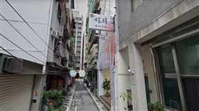 基地最小危老案出現在台北市延平北路巷內，30坪土地改建5戶2房電梯公寓。（圖／翻攝自Google Maps）
