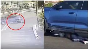 彰化縣鹿港警分局偵查隊一名47歲巡佐前往上班途中出車禍。（圖／翻攝自彰化踢爆網）