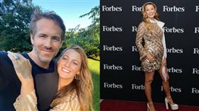 好萊塢男星萊恩雷諾斯（左）與老婆布蕾克萊芙莉（右）結婚近10年，即將迎來第四胎。（圖／翻攝自布蕾克萊芙莉IG）