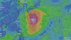 南瑪都颱風。（圖／翻攝自NCDR天氣與氣候監測網）