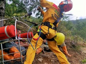 新／東勢林管處工人除草　遭蜂螫休克（圖／翻攝畫面）