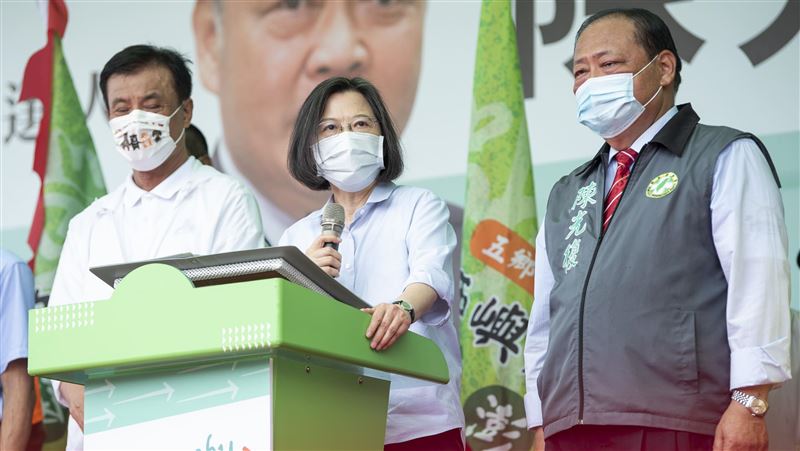 光復澎湖！蔡英文率大咖力挺陳光復