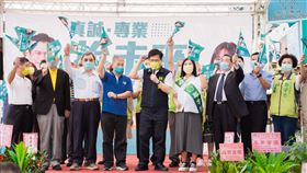 林佳龍、鄭宇恩成立聯合競總（圖／林佳龍競辦提供）