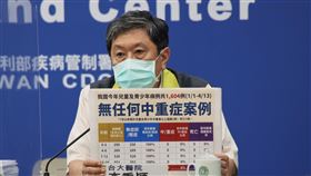 ▲0413 CDC記者會，李秉穎（圖／指揮中心提供）