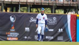 台灣隊開路先鋒邱鑫。（圖/棒協提供）