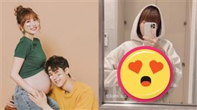 女星粿粿（左）和范姜彥豐（右）結婚不到一年，上月剛產下女兒「小粿醬」。（圖／翻攝自粿粿IG）