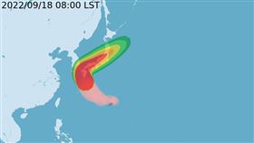 南瑪都、颱風（圖／中央氣象局）