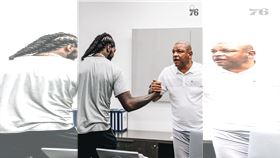 ▲76人總教練瑞佛斯（Doc Rivers）在開季前鬧出推特帳號被駭風波。（圖／翻攝自76人推特）
