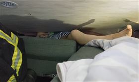 天花板壓人受困　玉里榻樓搜救畫面曝（圖／顏勝裕 YEN SHENG-YU）