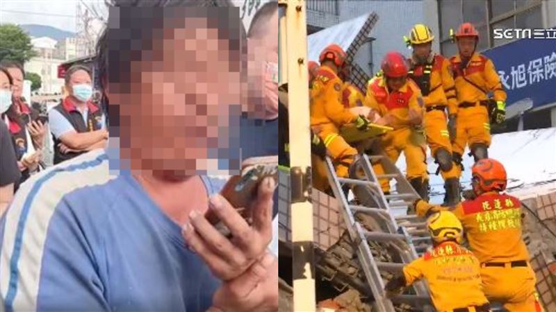 受困地震瓦礫中　母肉身護孩撐到獲救