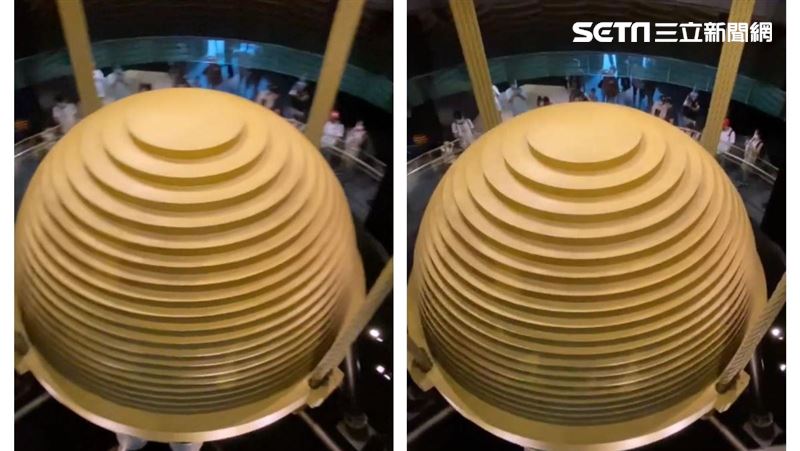 地震讓101阻尼器動了　罕見畫面曝