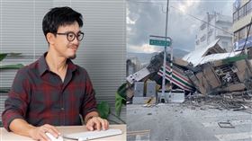 地震,劉軒（圖／翻攝自劉軒臉書）
