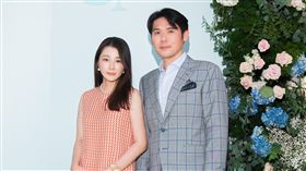 陳怡蓉現身力挺老公在新竹開幕的醫美診所活動。（圖／聖緹雅醫療集團提供）