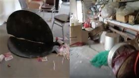 住震央錄到6.8強震瞬間！大理石桌折兩半　男尖叫狂奔（圖／翻攝自爆料公社）