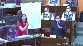 鄭文燦,總質詢,舒翠玲,江詹村,梁為超（圖／翻攝自桃園市議會）