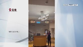 地震飯店吊燈狂搖　員工鎮定網讚敬業