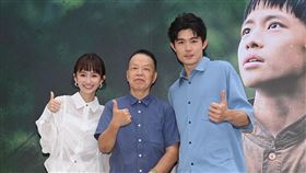 張耀仁和葛盈瑄出席《誰說媽媽像月亮》記者會。（圖／三禾行銷提供）
