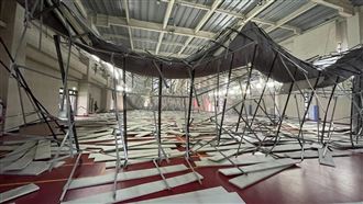 天花板被震塌！瑞助營造致歉：絕非豆腐渣