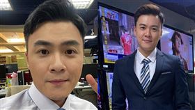 主播張炤和日前播新聞時，恰巧遇到918台東地震，不過他卻很鎮定。（圖/翻攝張炤和臉書）