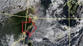 曬「胞狀雲街」衛星圖　鄭明典：季節特徵又有變化了