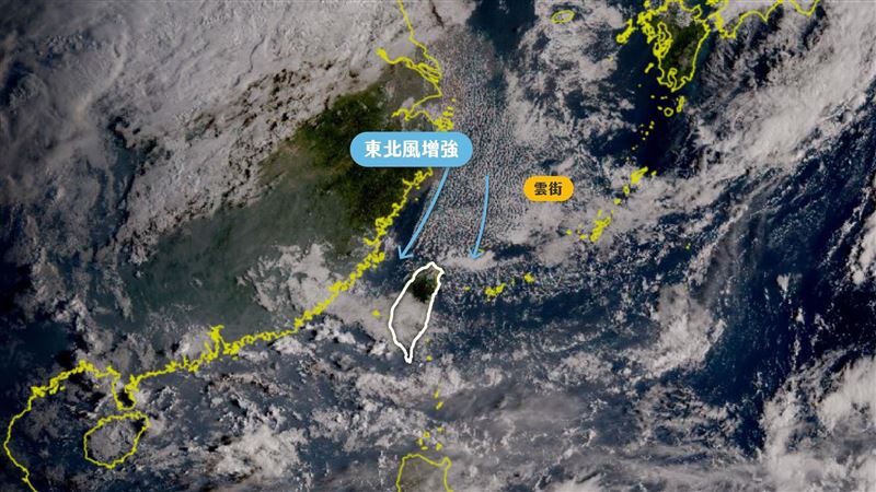 雲街=東北風腳印！專家揭本周兩波變化