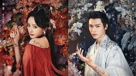 漫改劇《狐妖小红娘月紅篇》由楊冪（左）與龔俊（右）主演。（圖／翻攝自微博　電視劇狐妖小红娘月紅篇）