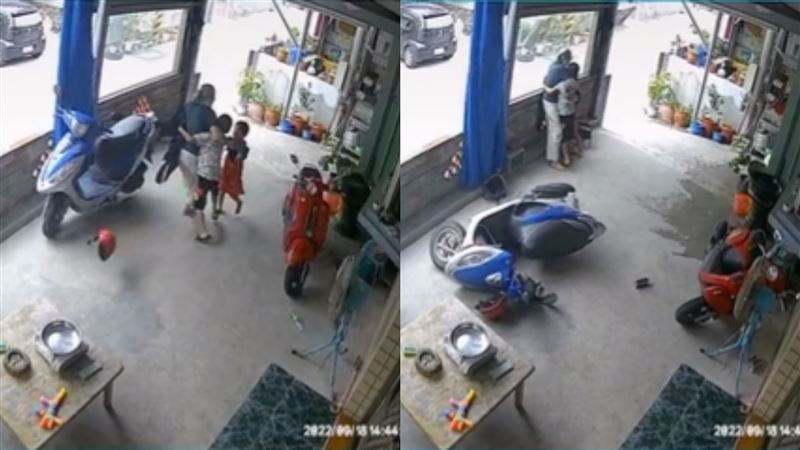 影／哭了！玉里強震　超級阿嬤一手護2孫