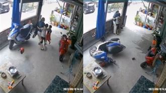 影／哭了！玉里強震　超級阿嬤一手護2孫