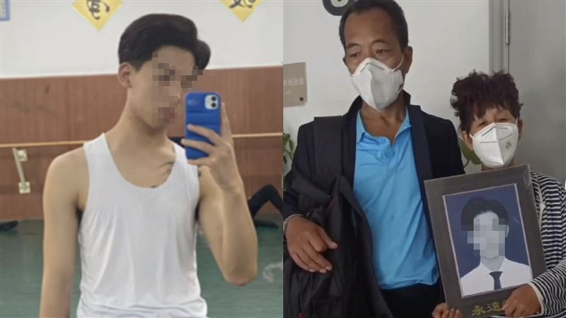 男大生爆遭打壓喪命　父母捧遺照討公道