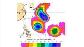 15號颱風「塔拉斯」最快明生成（圖／翻攝自賈新興臉書）