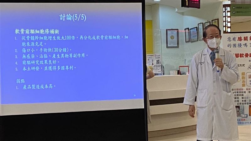 日彎曲逾萬次！膝關節缺損如「馬路缺一塊」