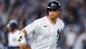 ▲洋基卡布瑞拉（Oswaldo Cabrera）炸裂生涯首發滿貫砲。（圖／美聯社／達志影像）