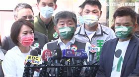 陳時中白蘭市場掃街