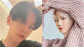 ▲伯賢正在服兵役，預計2023年2月退伍。（圖／翻攝自推特／B_hundred_Hyun）