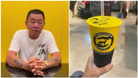 廖老大與阿娘喂！廖老大（組合圖／翻攝自廖老大臉書、記者許智超攝影）