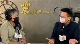 民進黨副祕書長林飛帆今（22)日接受網路節目《新聞不芹菜》專訪。（圖／翻攝震傳媒臉書)