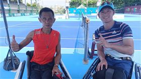 台灣選手(左)廖克松、(右)唐兆漢。(圖／大會提供)