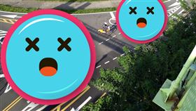 槽化線,自行車,三叉路口,花花世界