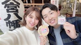 衛藤美彩、源田壯亮。（圖／翻攝自衛藤美彩IG）