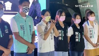 現身造勢！高虹安不回應失言　由幕僚代答