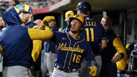 ▲王寇頓（Kolten Wong）單場3響砲。（圖／美聯社／達志影像）