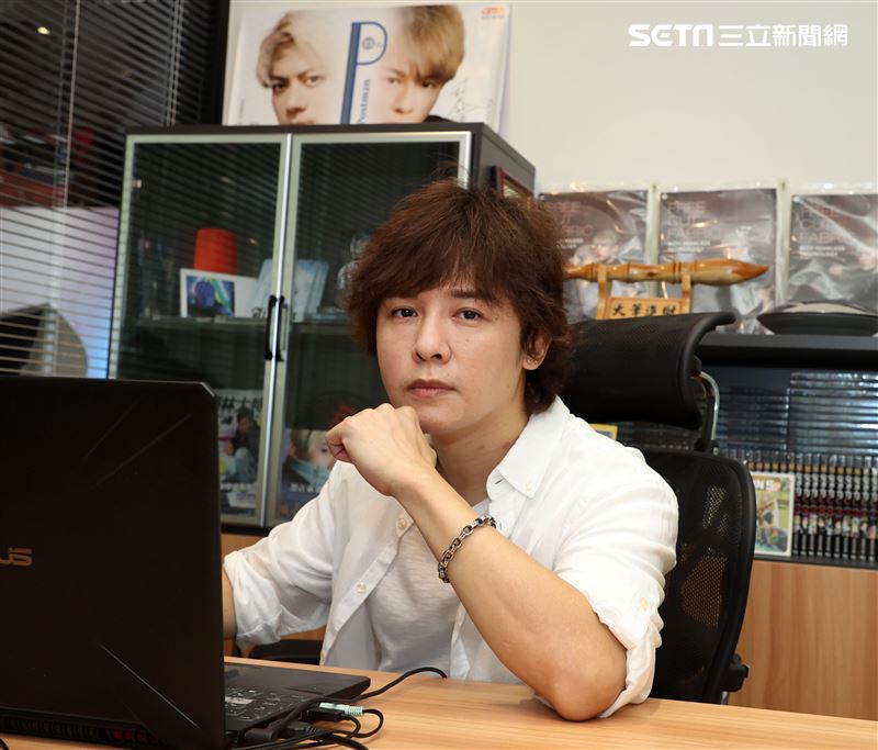 金志遙JIN三立新聞網專訪。（記者邱榮吉/攝影）