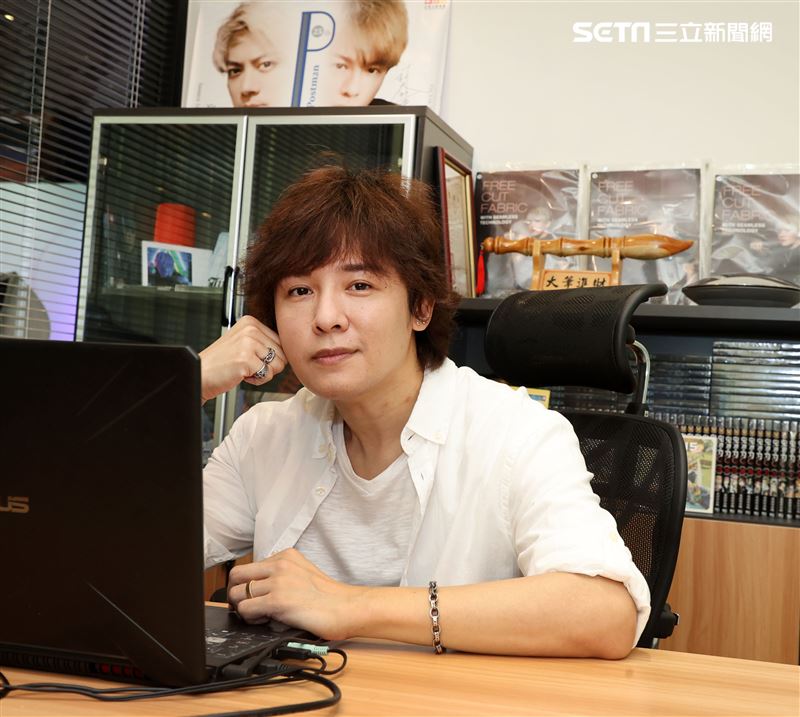金志遙JIN三立新聞網專訪。（記者邱榮吉/攝影）