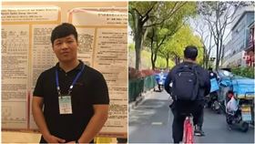 名校博士高材生當外送員　網批：給學校丟臉（圖／翻攝自抖音）