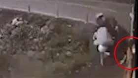 彰化溪湖垃圾車與機車車禍，兄妹1死1傷。（圖／翻攝記者爆料網）