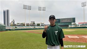 ▲台鋼雄鷹曾子祐。（圖／記者蕭保祥攝影）